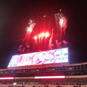 fireworks display event for ballgame